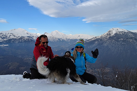 Anello con neve del Monte Gioco da Spettino il 22 marzo 2018 - FOTOGALLERY